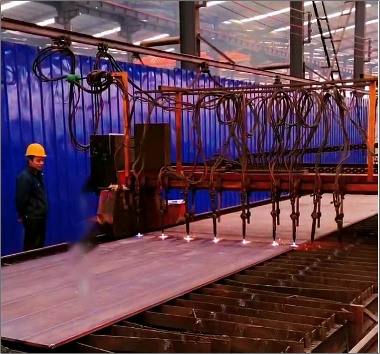 甘肃麦积钢结构车间数控等离子切割机