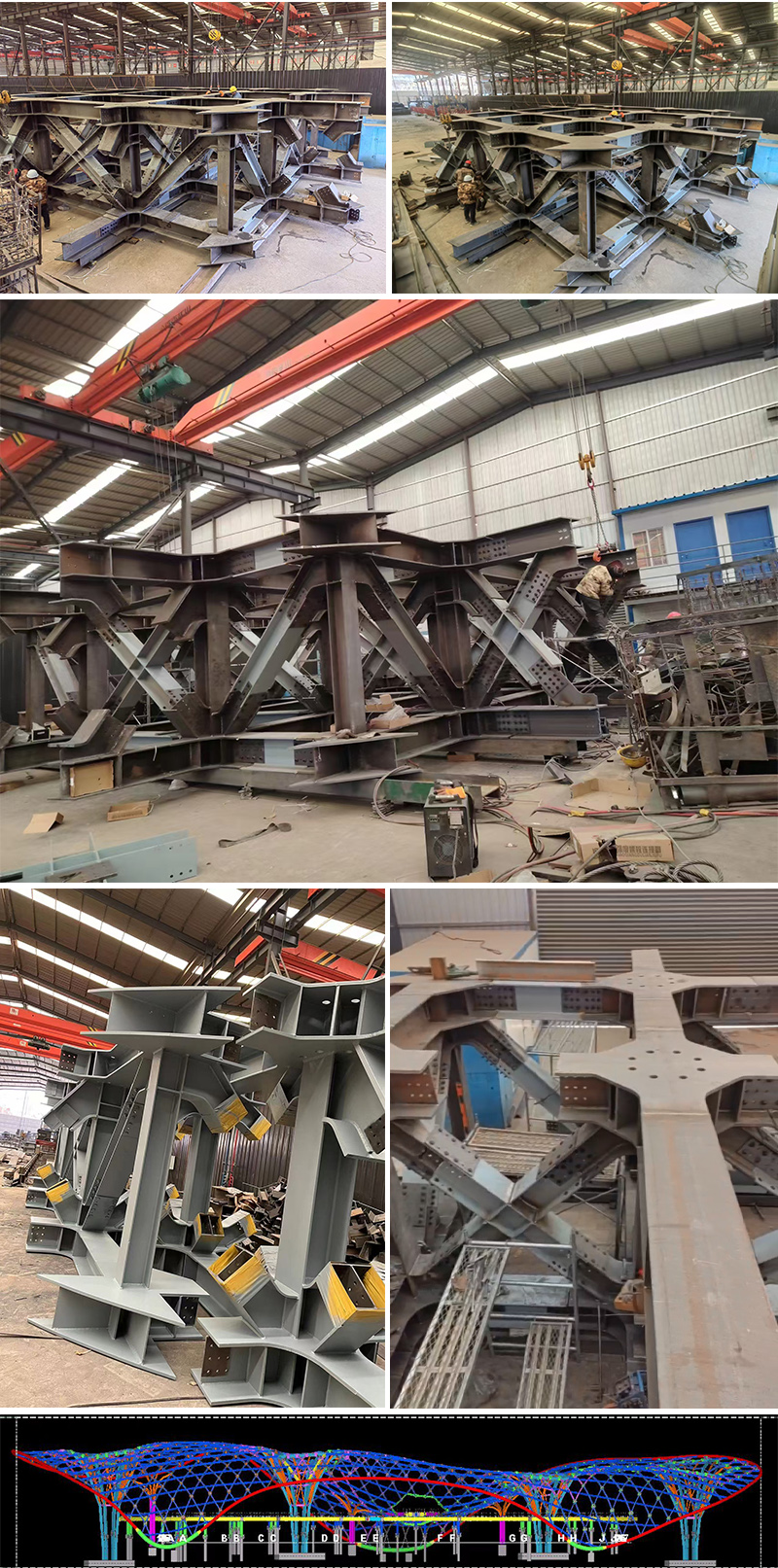 三峡恒基能脉瓜州70万千瓦“光热储能+”东吸热塔麦积钢结构项目